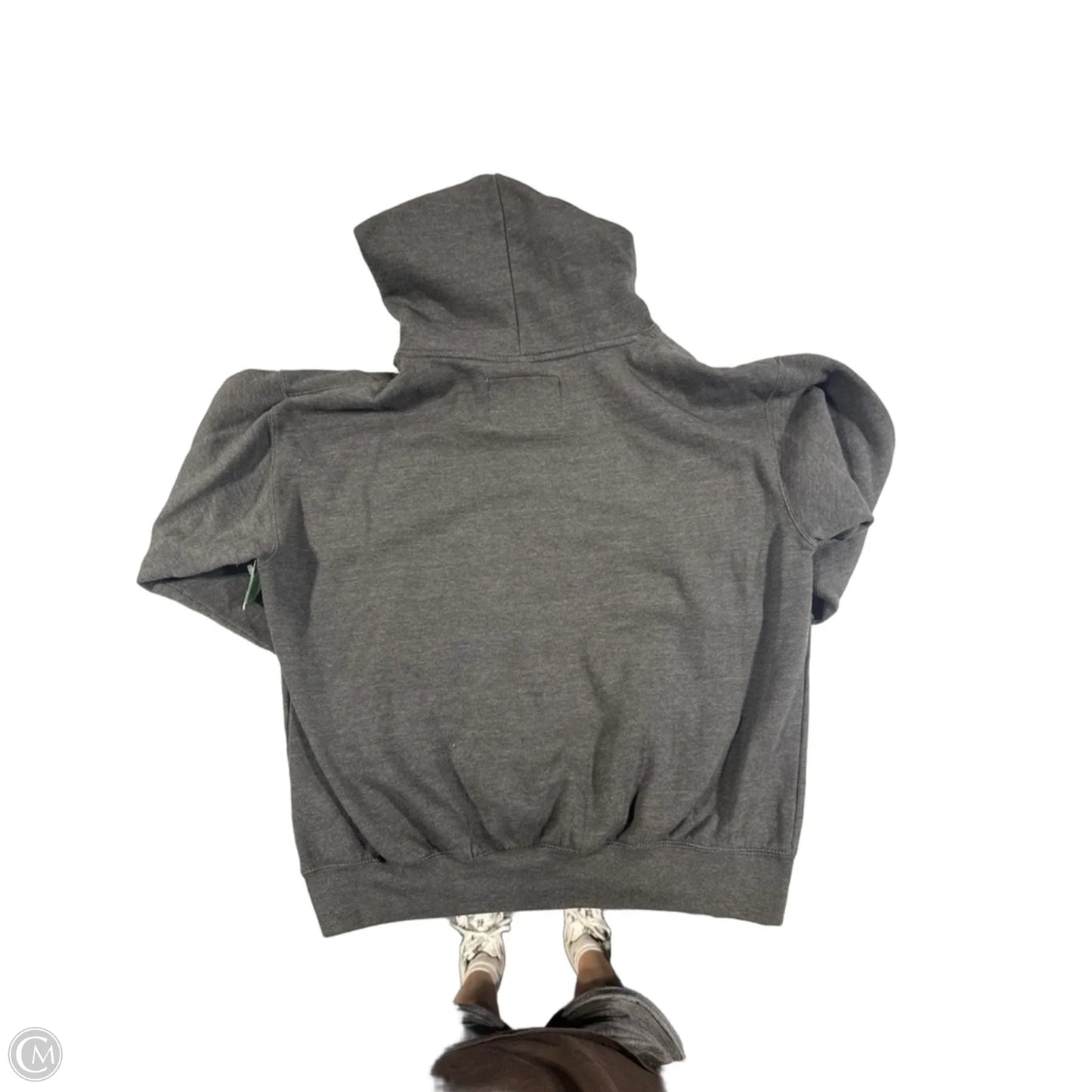 Sweatshirt Hoodie By Cme In Grey, Size: L