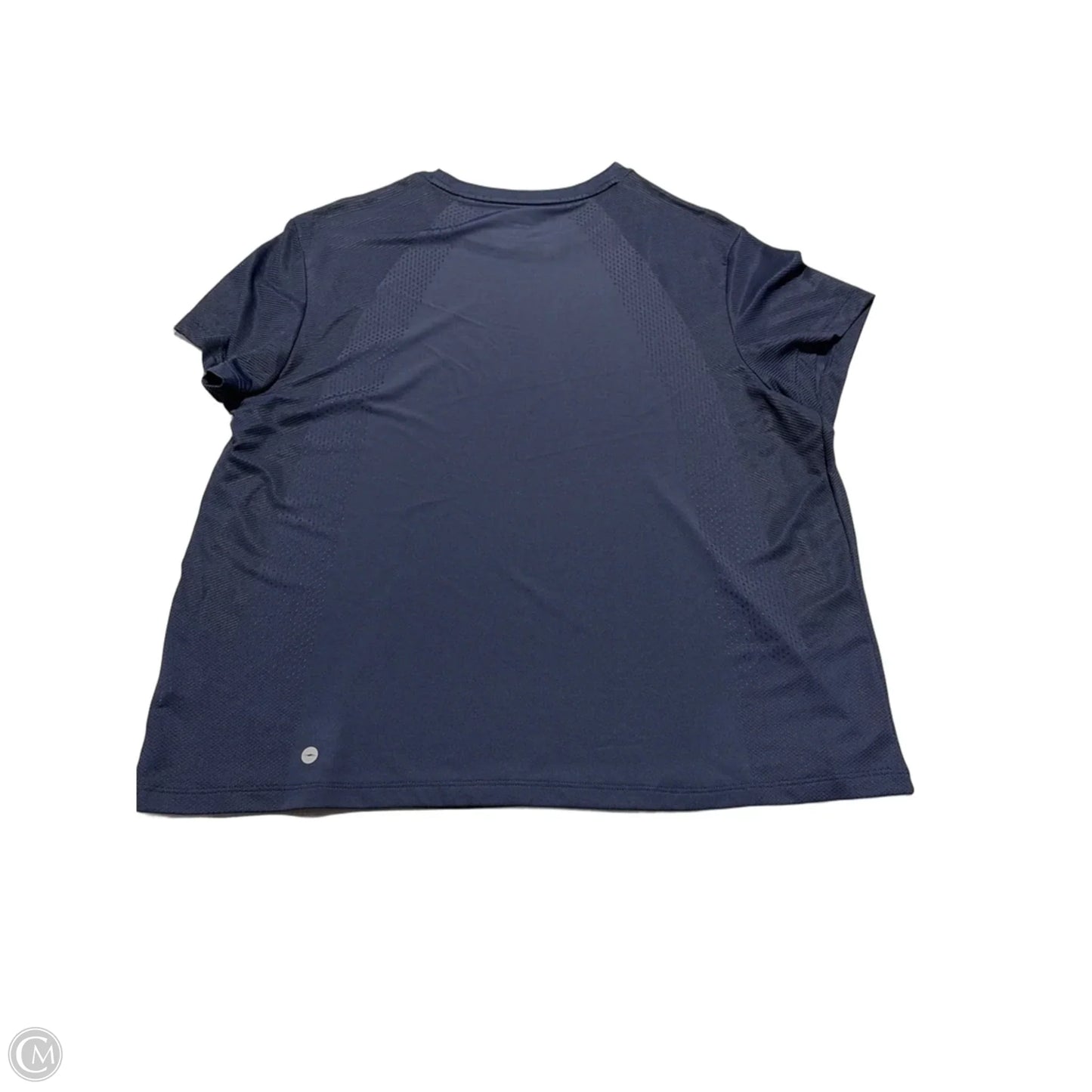 Athletic Top Short Sleeve By Avia In Navy, Size: Xl