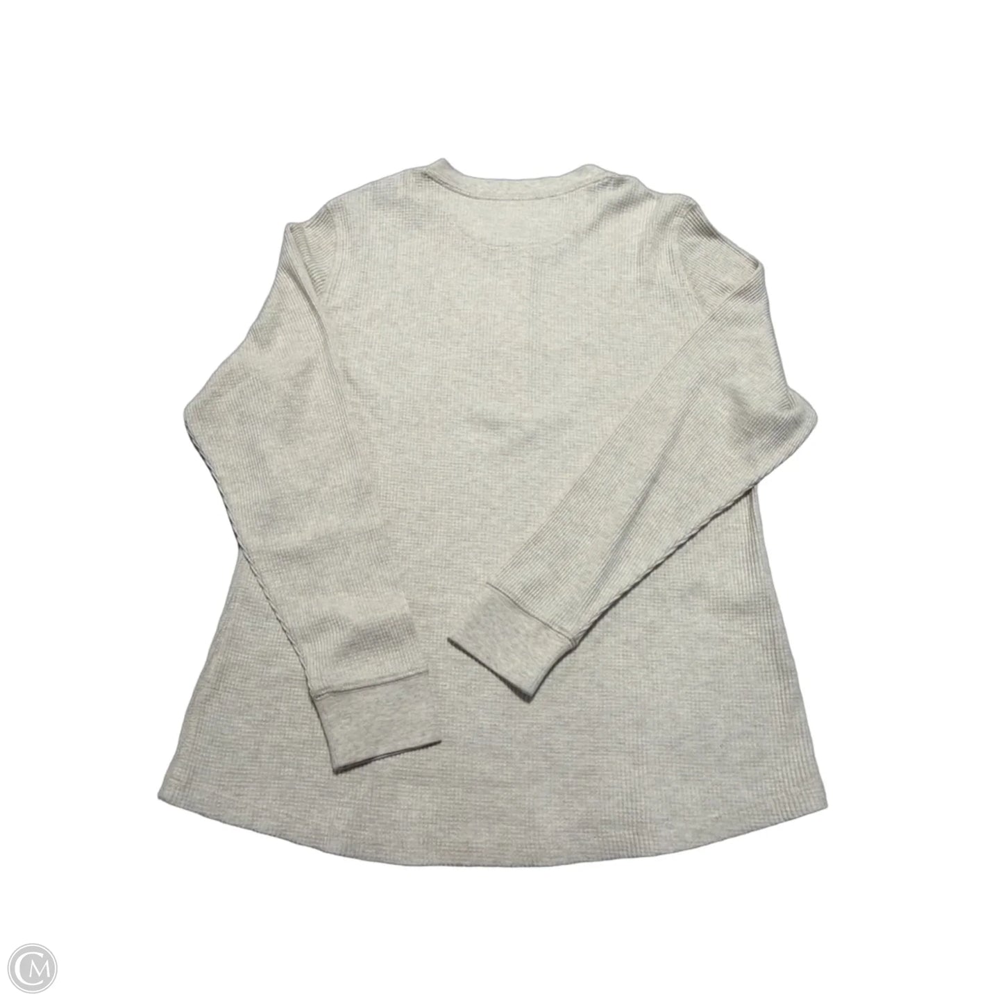 Top Long Sleeve By Natural Reflections In Cream, Size: Xl