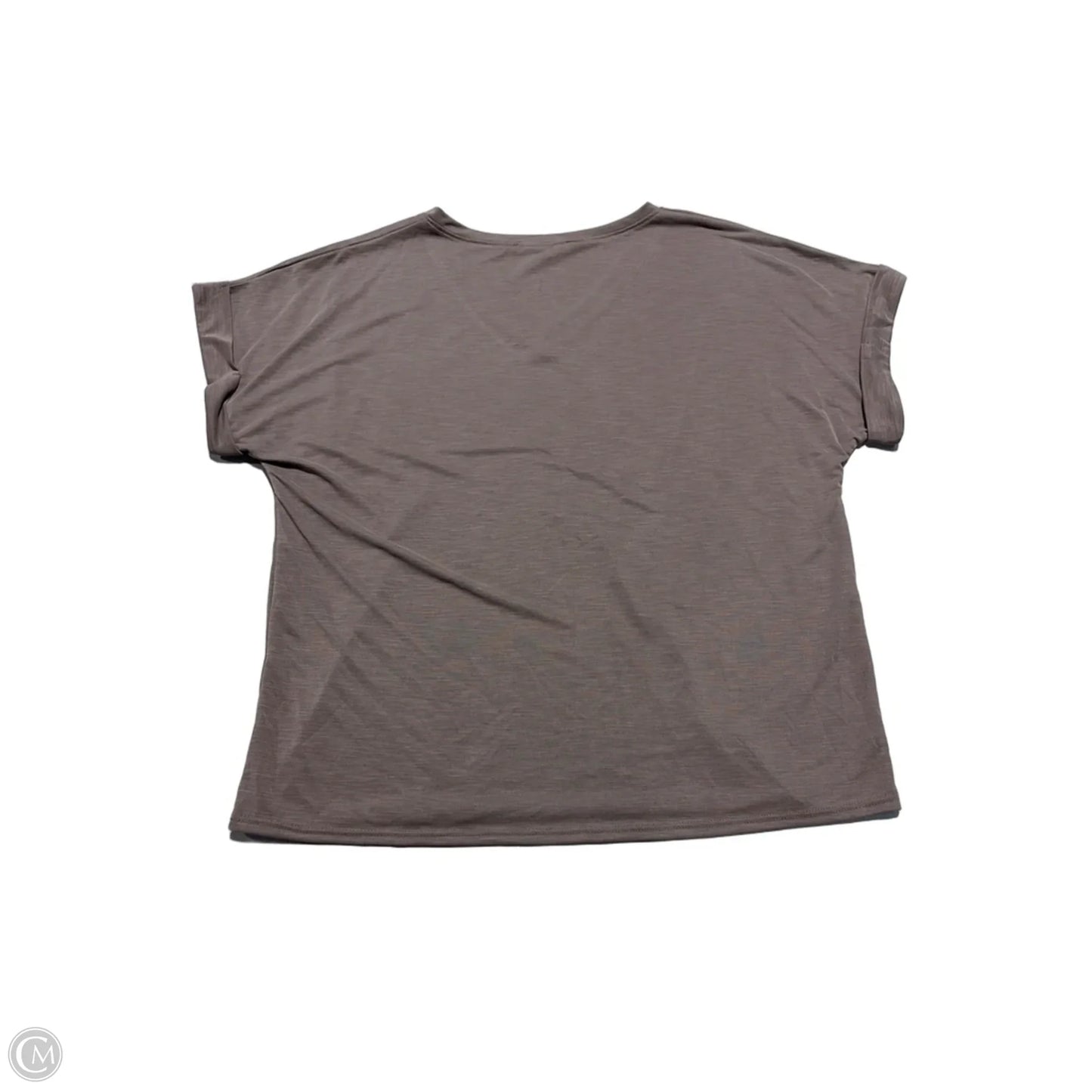 Top Short Sleeve By Green Envelope In Brown, Size: Xl