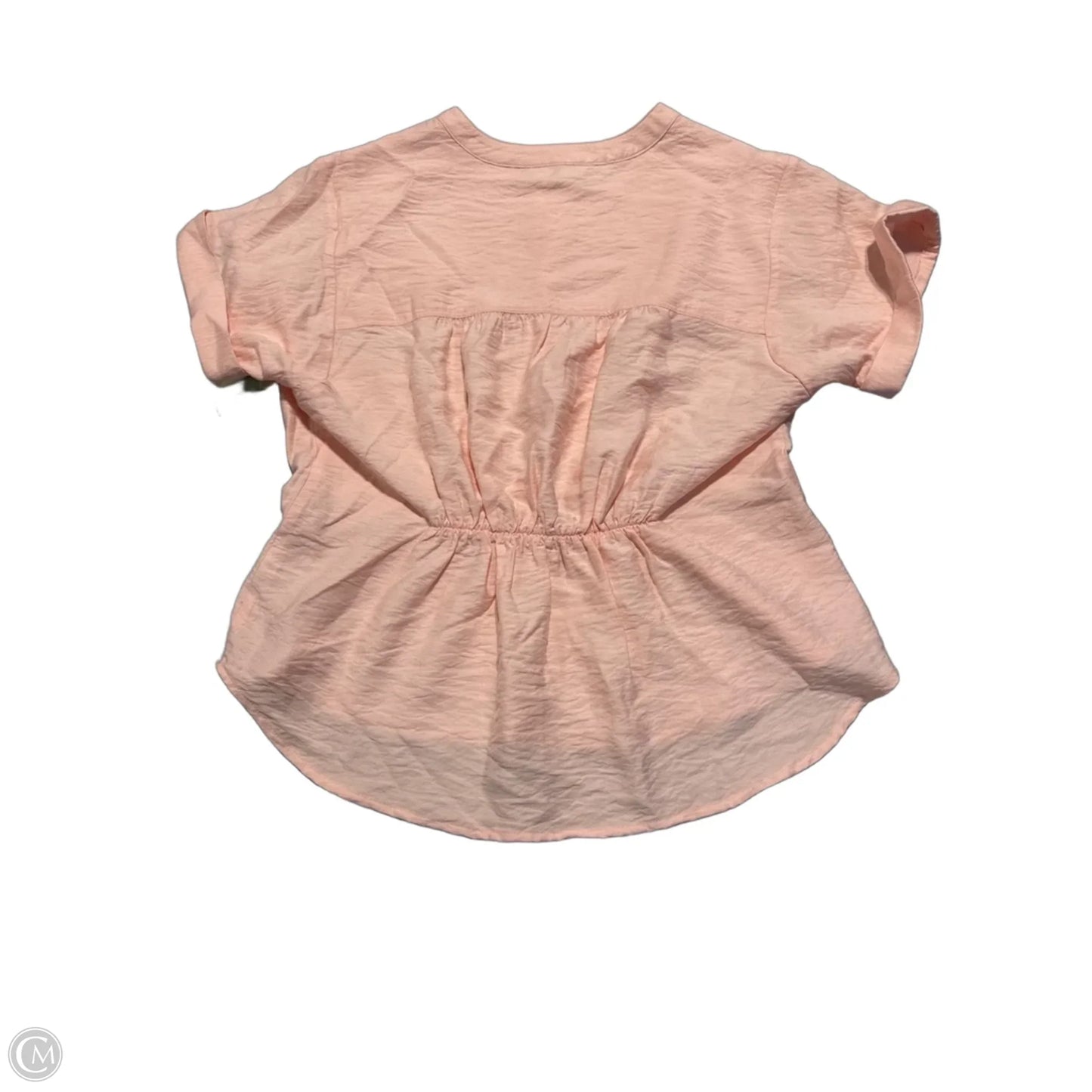Top Short Sleeve By Simply Vera In Pink, Size: S