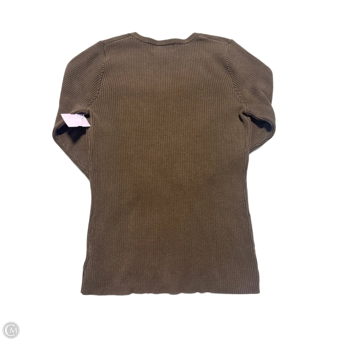 Sweater By Eddie Bauer In Brown, Size: M