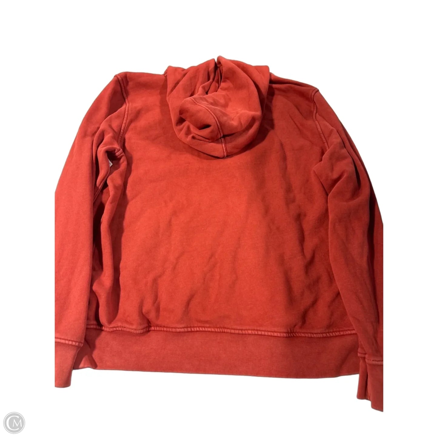 Sweatshirt Hoodie By Gap In Orange, Size: L