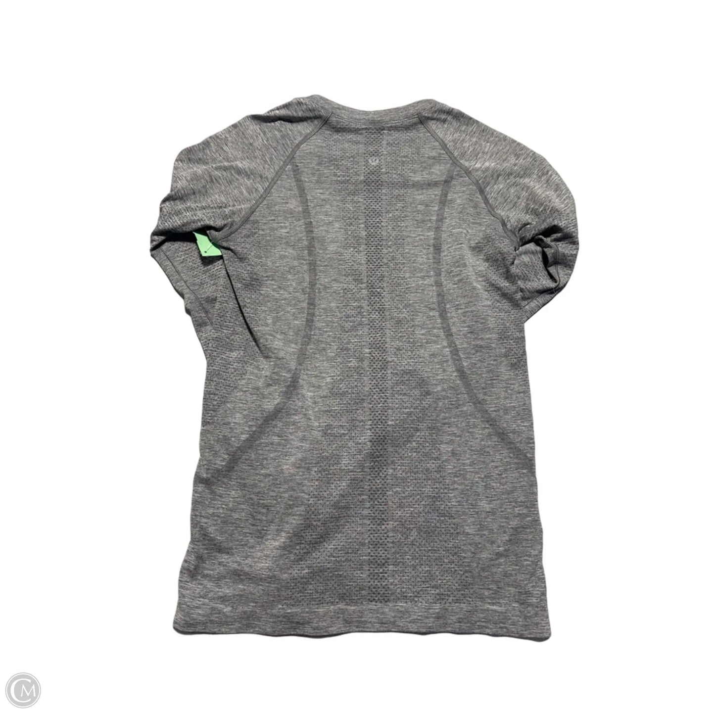 Athletic Top Long Sleeve Crewneck By Lululemon In Grey, Size: 4