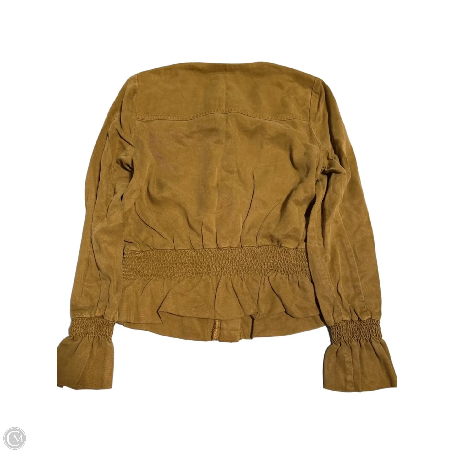 Top Long Sleeve By White House Black Market In Brown, Size: Xs