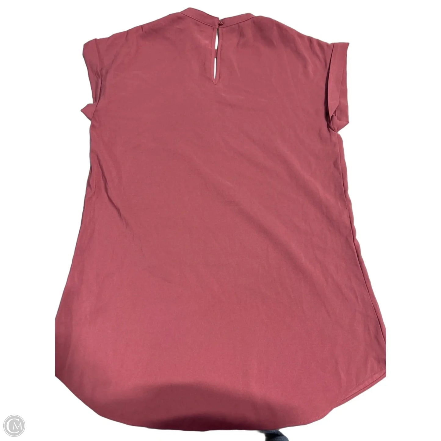 Top Short Sleeve By Express In Maroon, Size: S