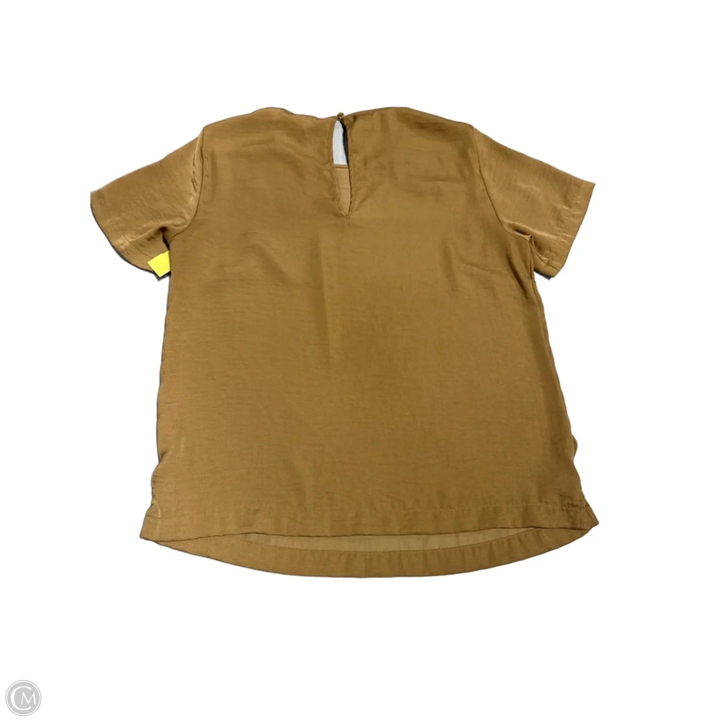Top Short Sleeve By A New Day In Brown, Size: S