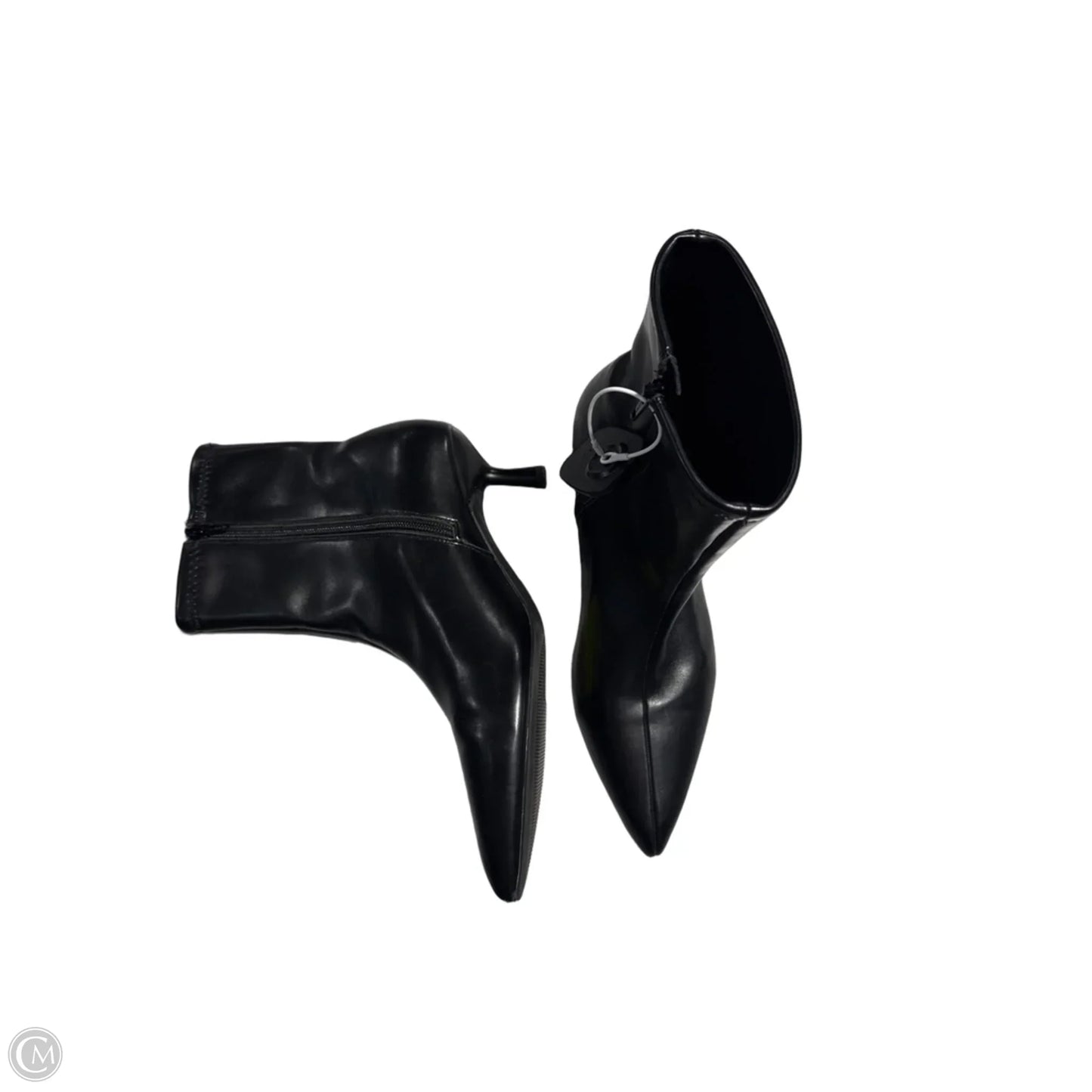 Boots Ankle Heels By Cmc In Black, Size: 9.5