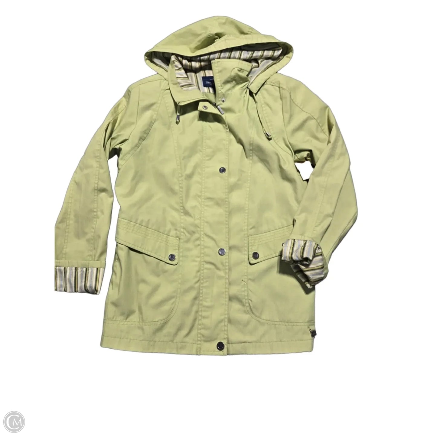 Coat Raincoat By Cmc In Green, Size: M