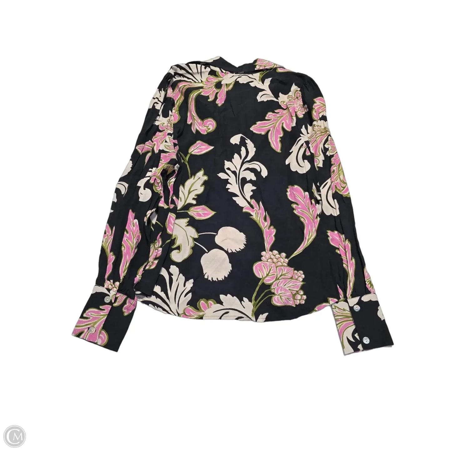 Top Long Sleeve By Karen Kane In Black, Size: S