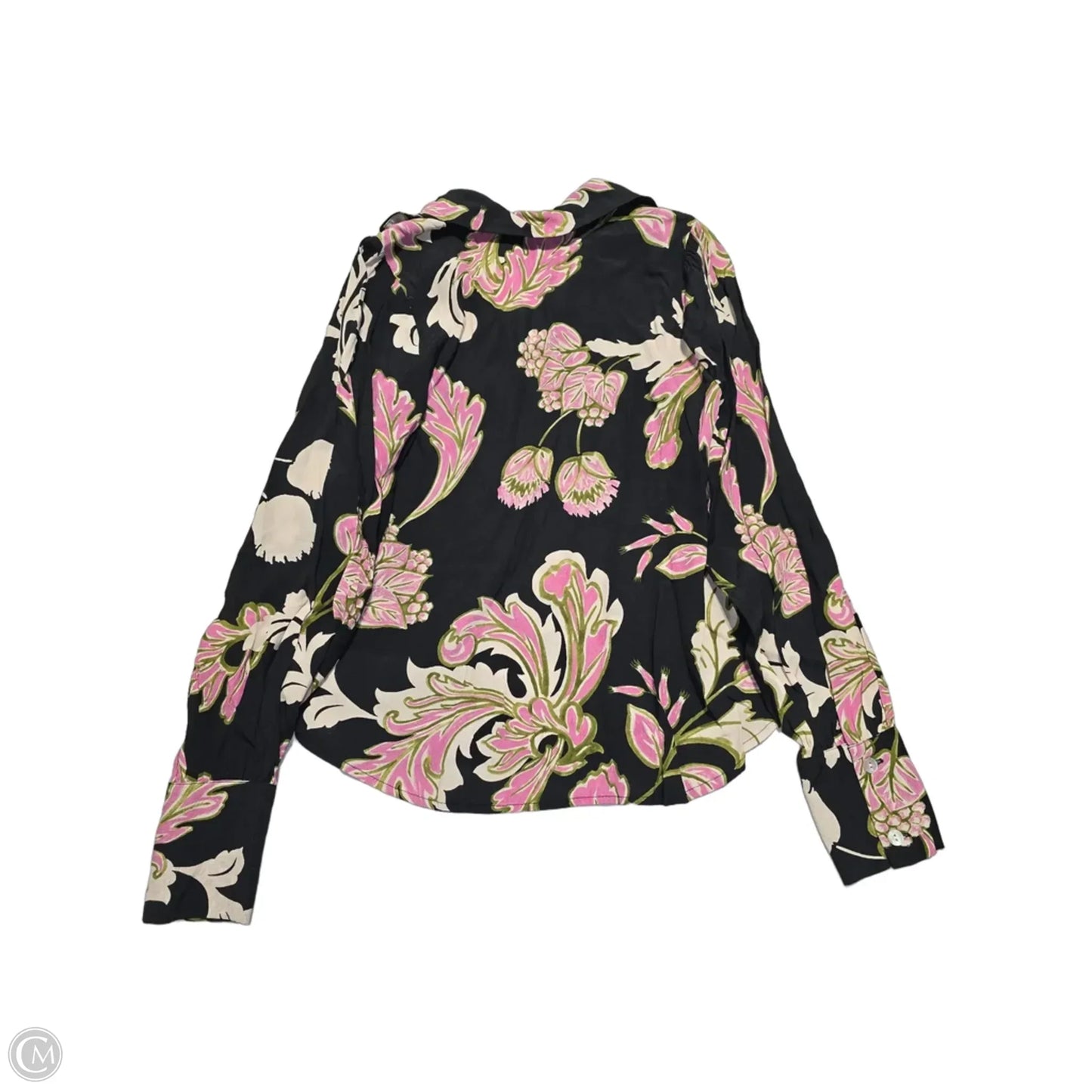 Top Long Sleeve By Karen Kane In Black, Size: Xs