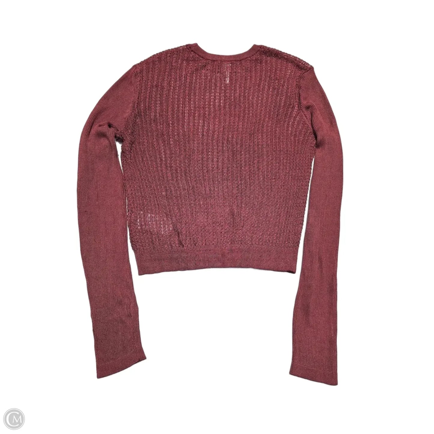Top Long Sleeve By Free People In Red, Size: M
