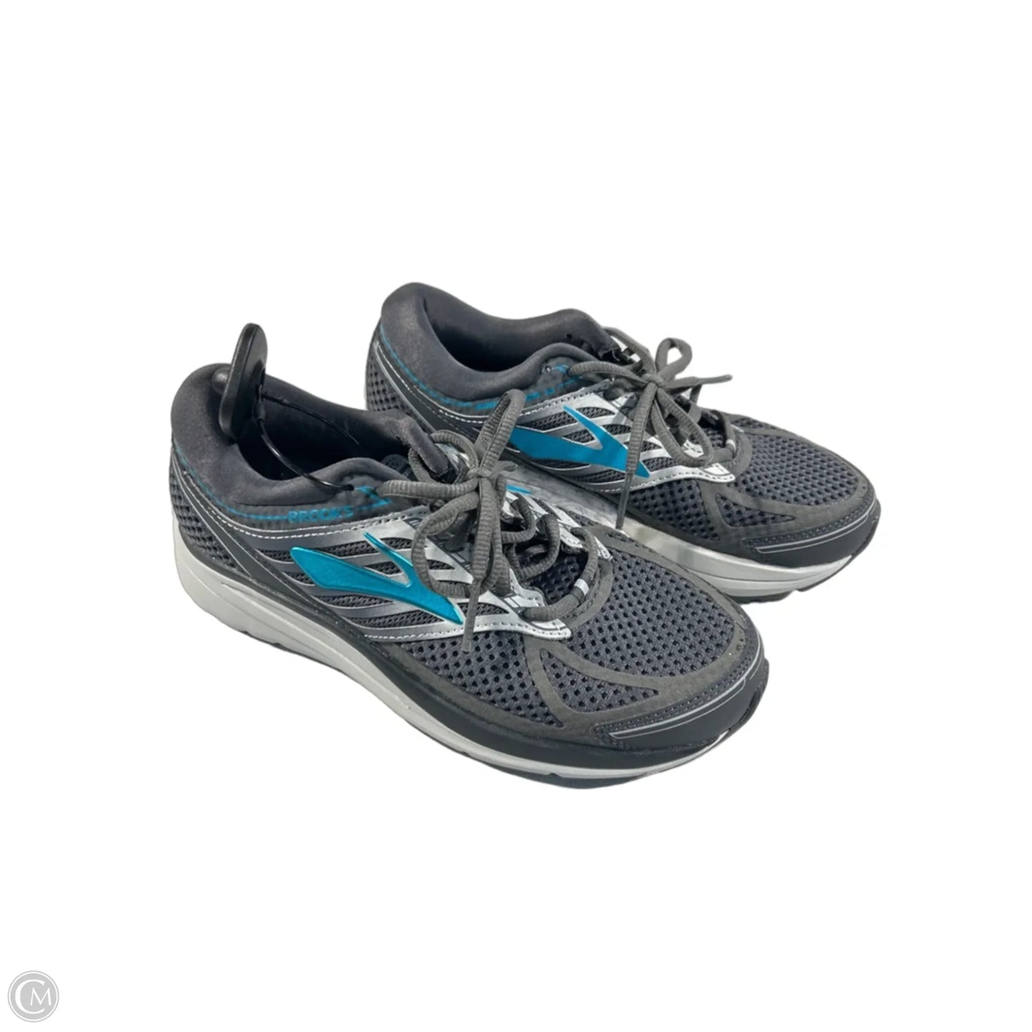 Shoes Athletic By Brooks In Grey, Size: 7.5