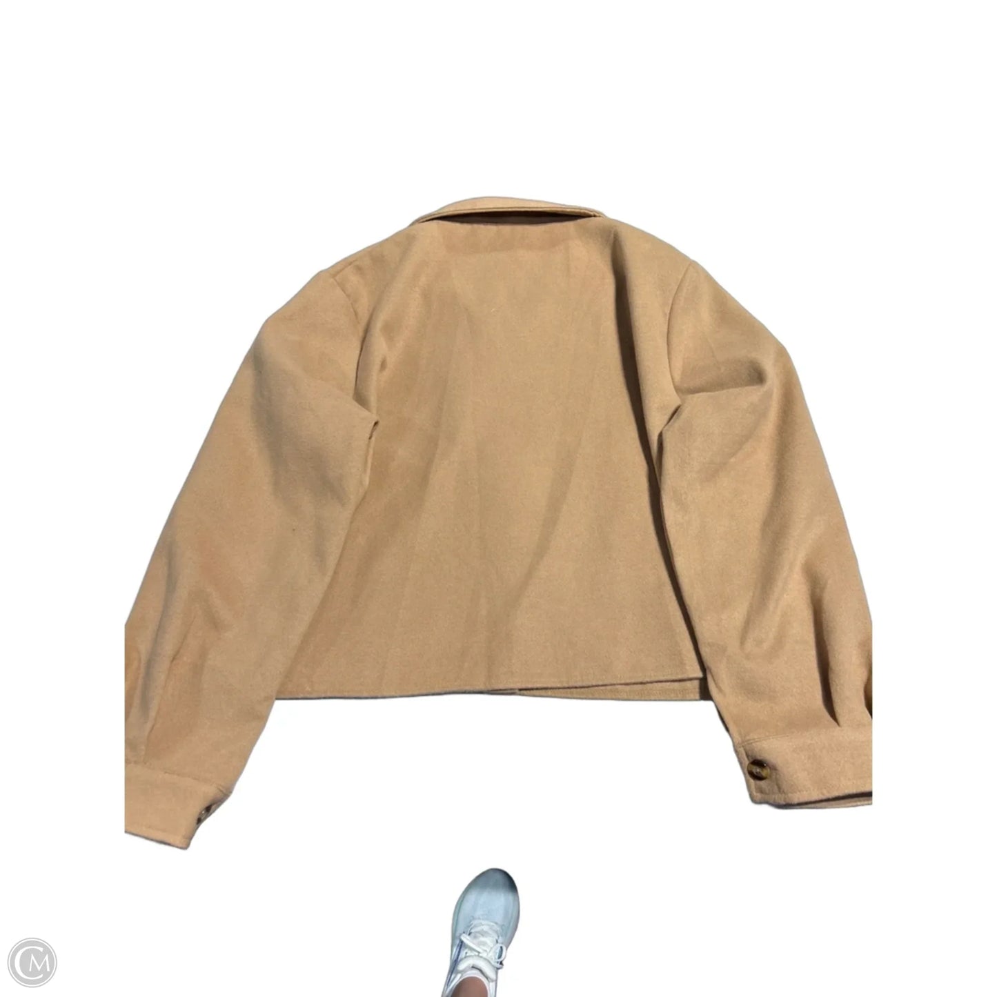Jacket Fleece By Zeagoo In Brown, Size: Xl