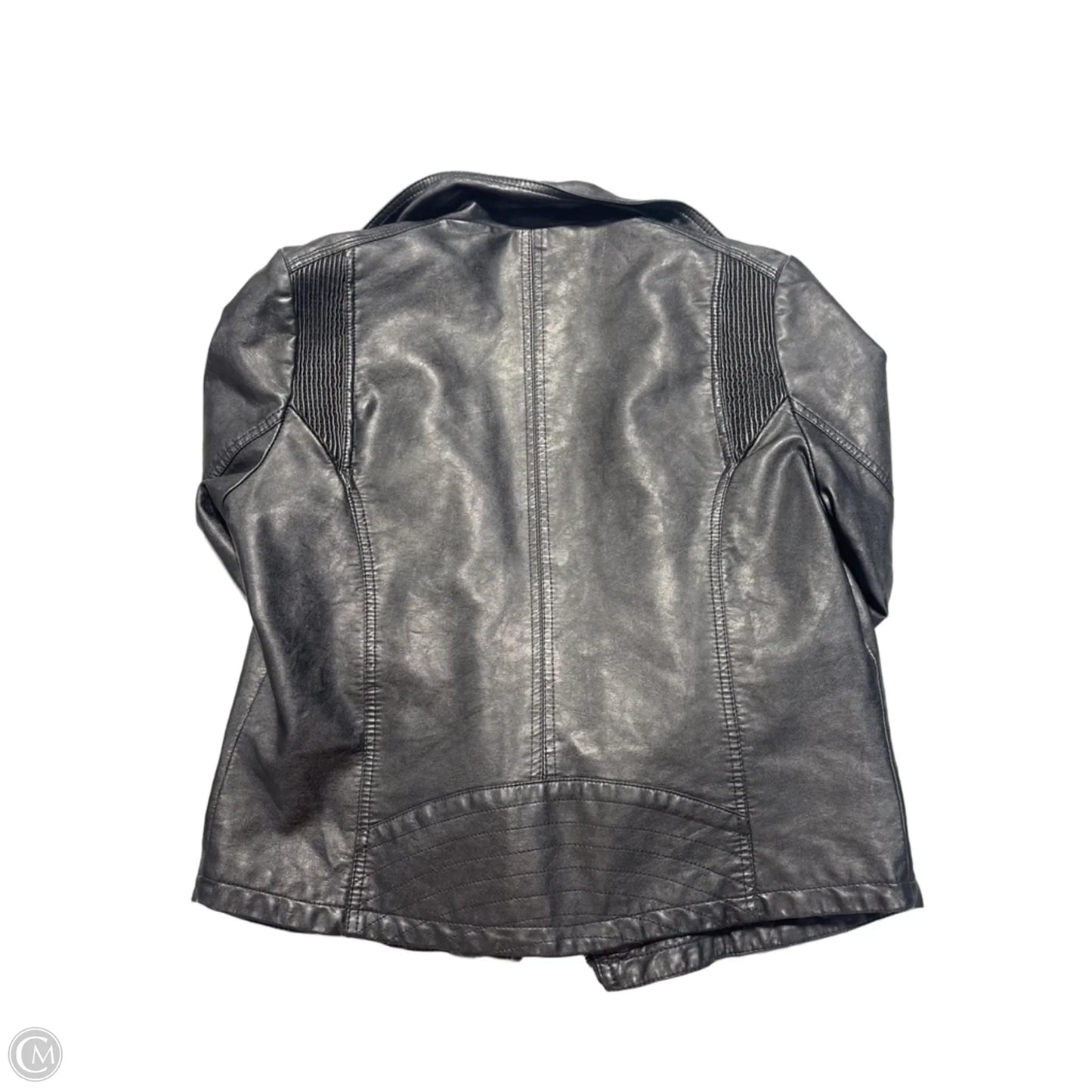 Jacket Leather By Jeans By Buffalo In Black, Size: M