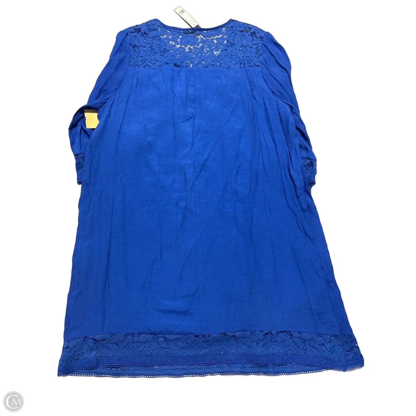 Dress Casual Midi By Zac And Rachel In Blue, Size: 1x