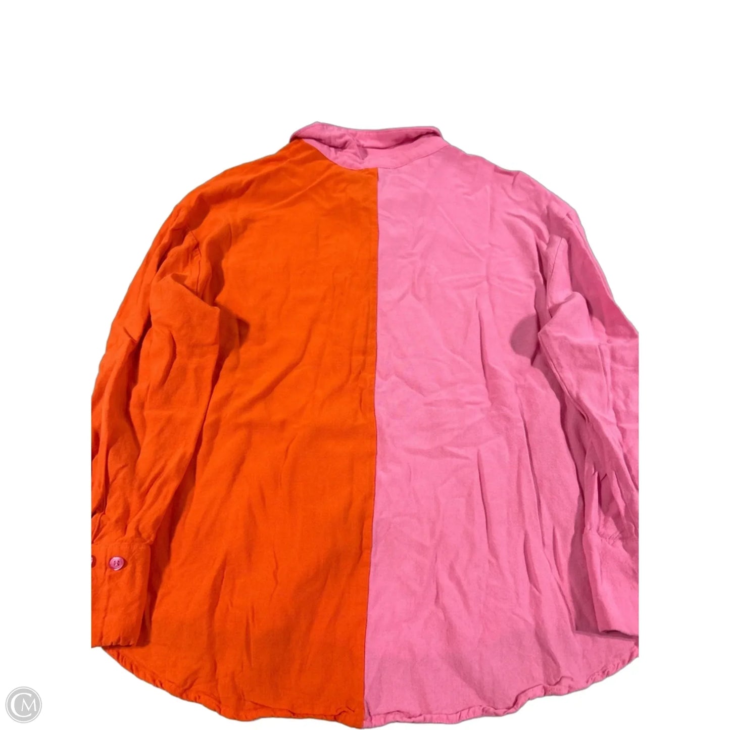 Top Long Sleeve By Entro In Pink, Size: M
