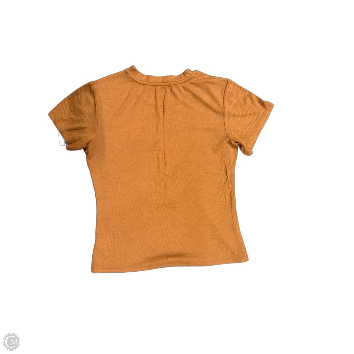 Top Short Sleeve By Sweet Romeo In Brown, Size: M