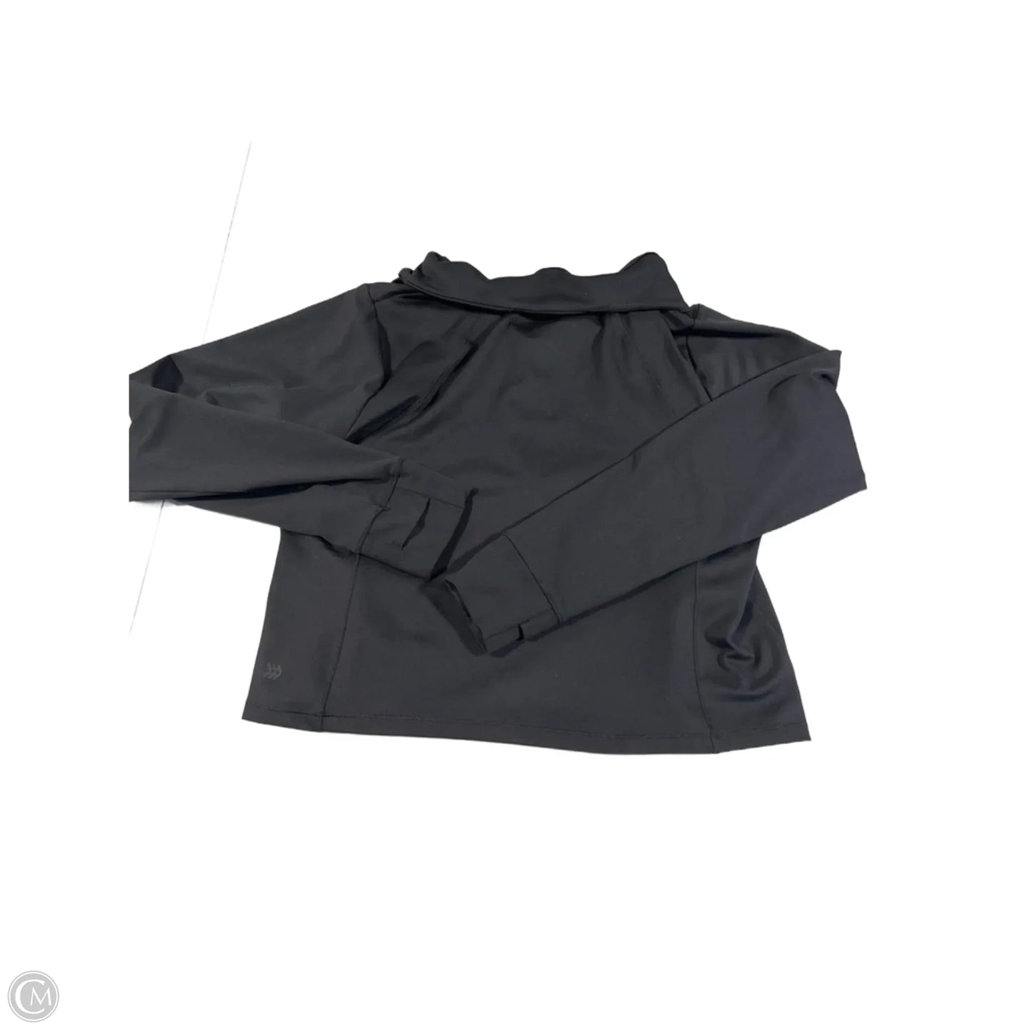 Athletic Top Long Sleeve Collar By All In Motion In Black, Size: Xxl