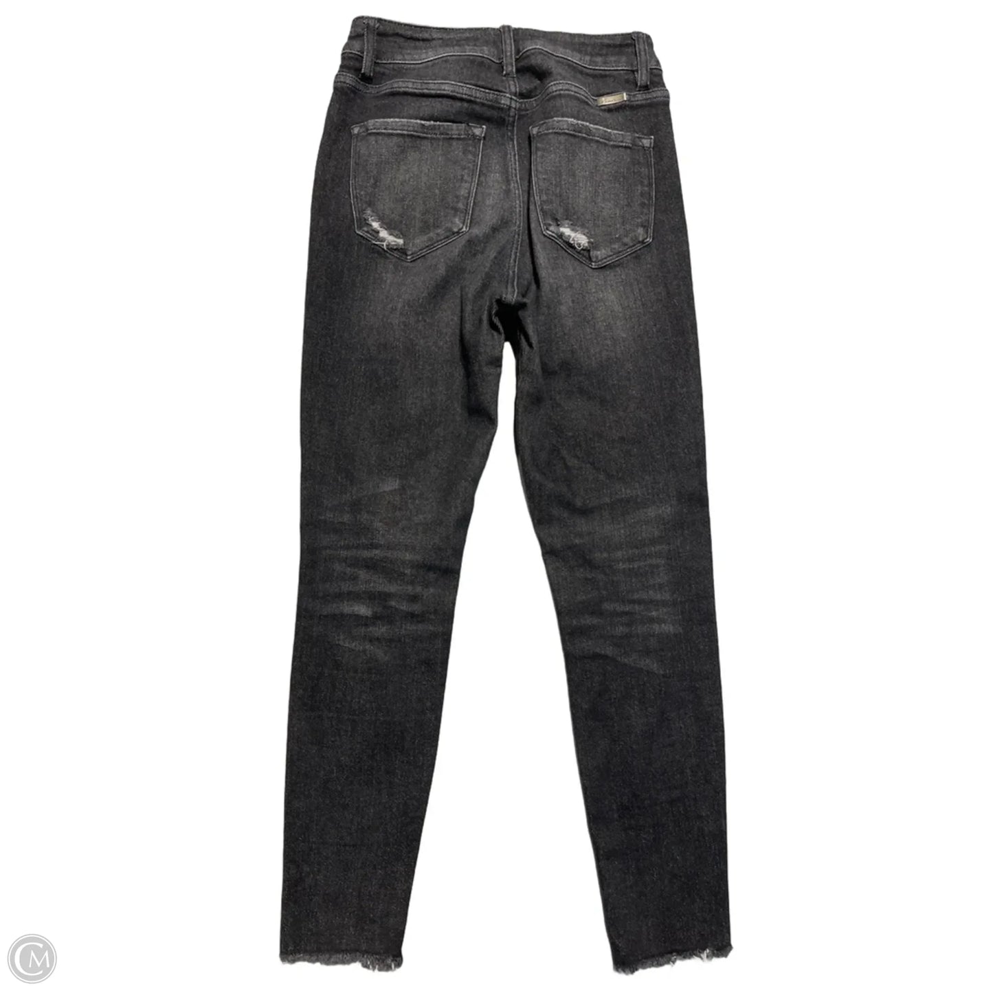 Jeans Skinny By Kancan In Black Denim, Size: 4