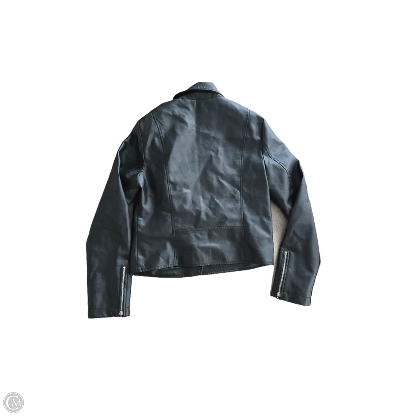 Jacket Leather By Cmb In Black, Size: S