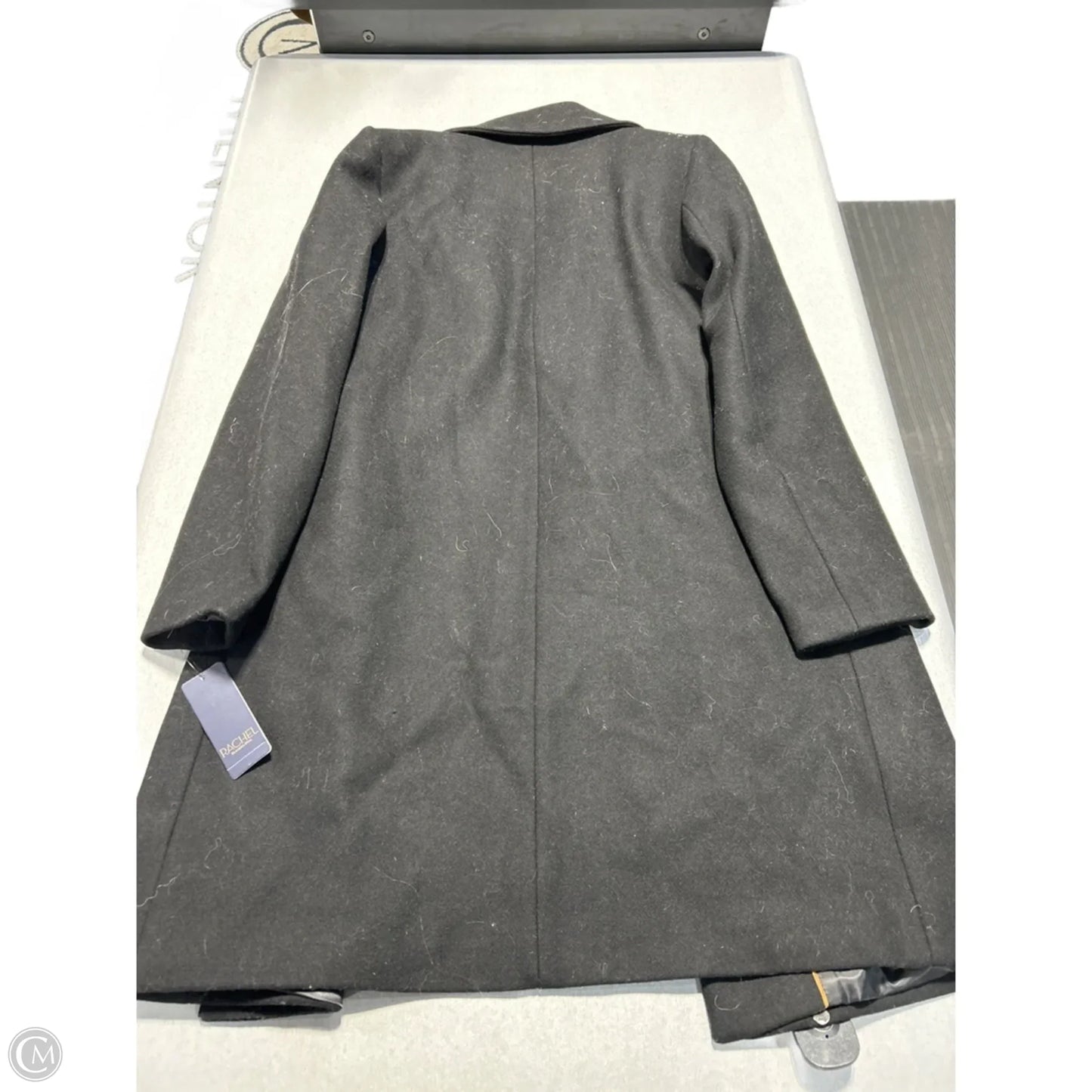 Coat Trench Coat By Rachel Roy In Black, Size: S