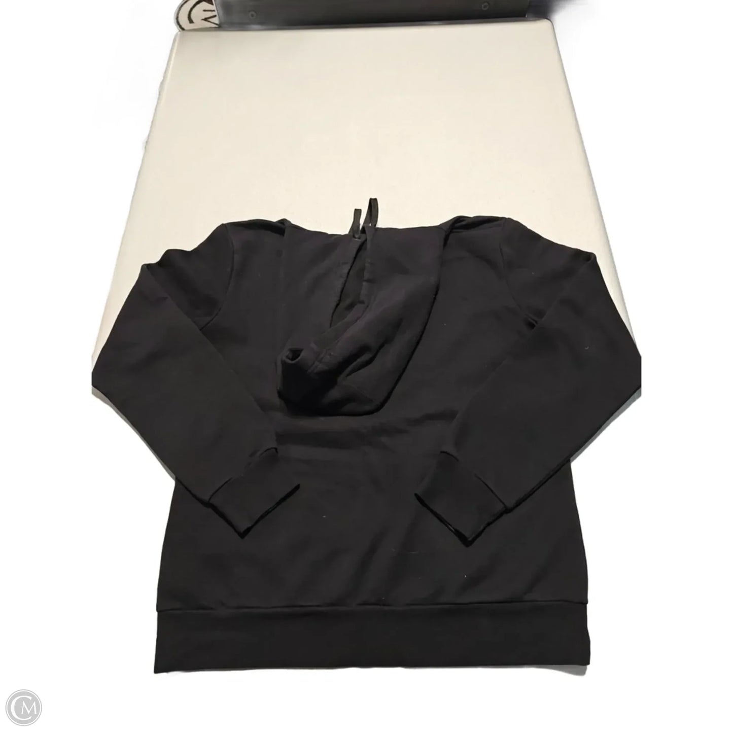Sweatshirt Hoodie By Adidas In Black, Size: M