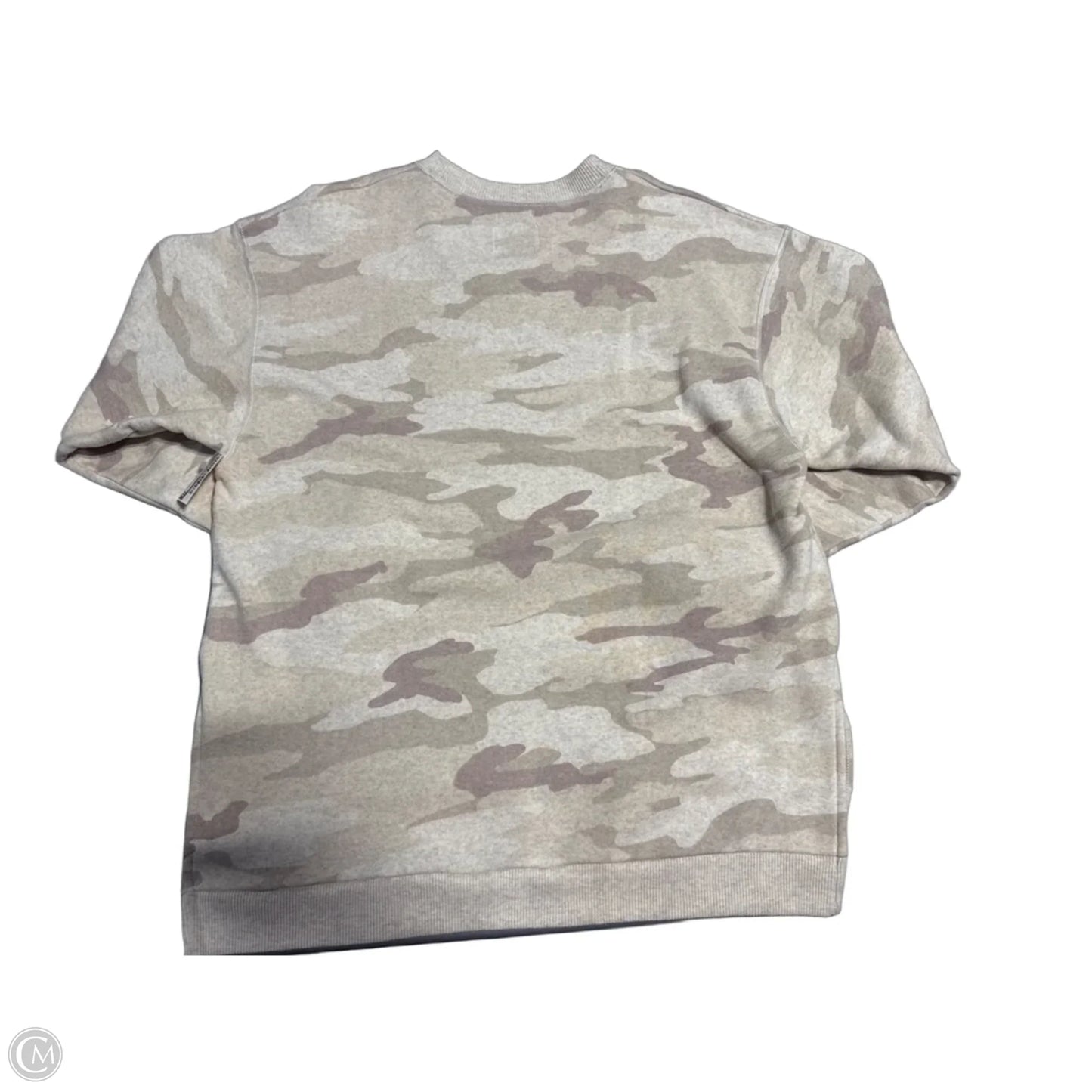 Sweatshirt Crewneck By American Eagle In Camouflage Print, Size: Xs