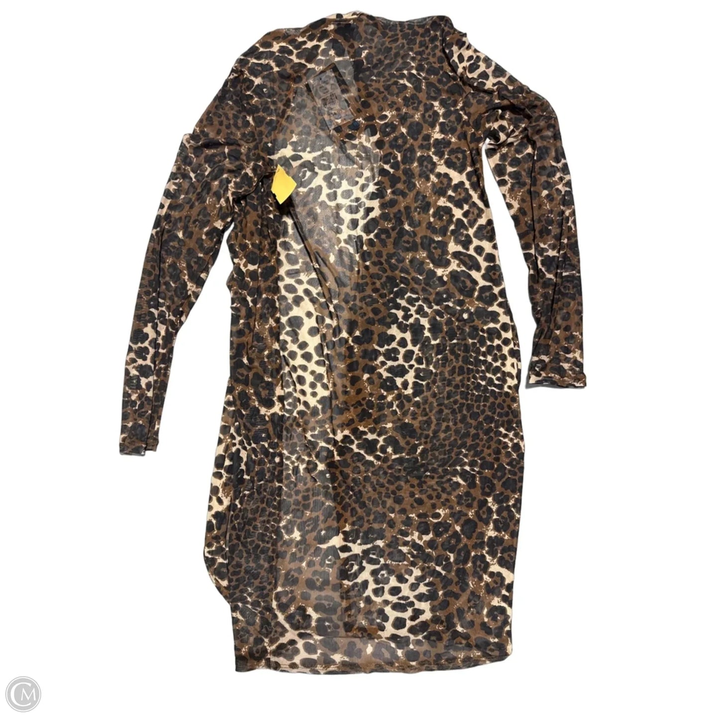 Cardigan By Daytrip In Leopard Print, Size: Xs