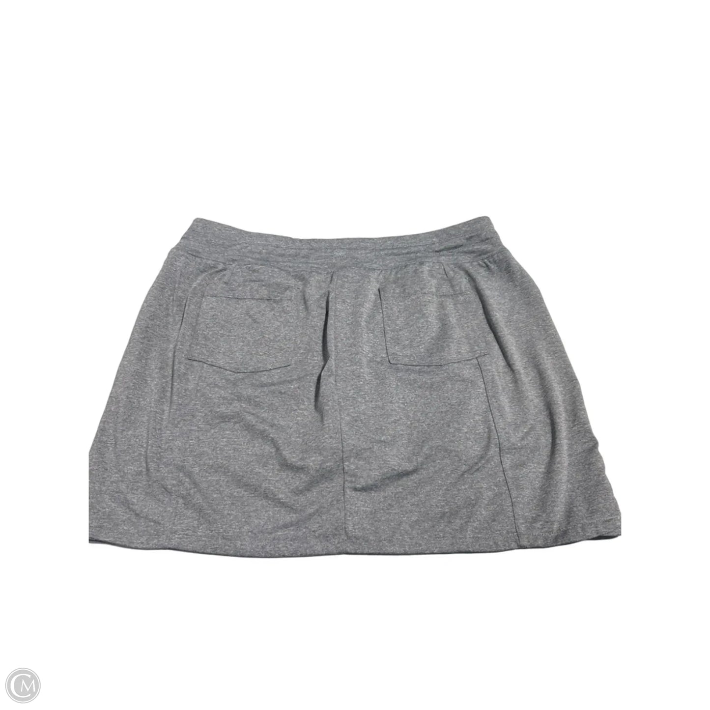 Athletic Skirt By Tangerine In Grey, Size: Xxl