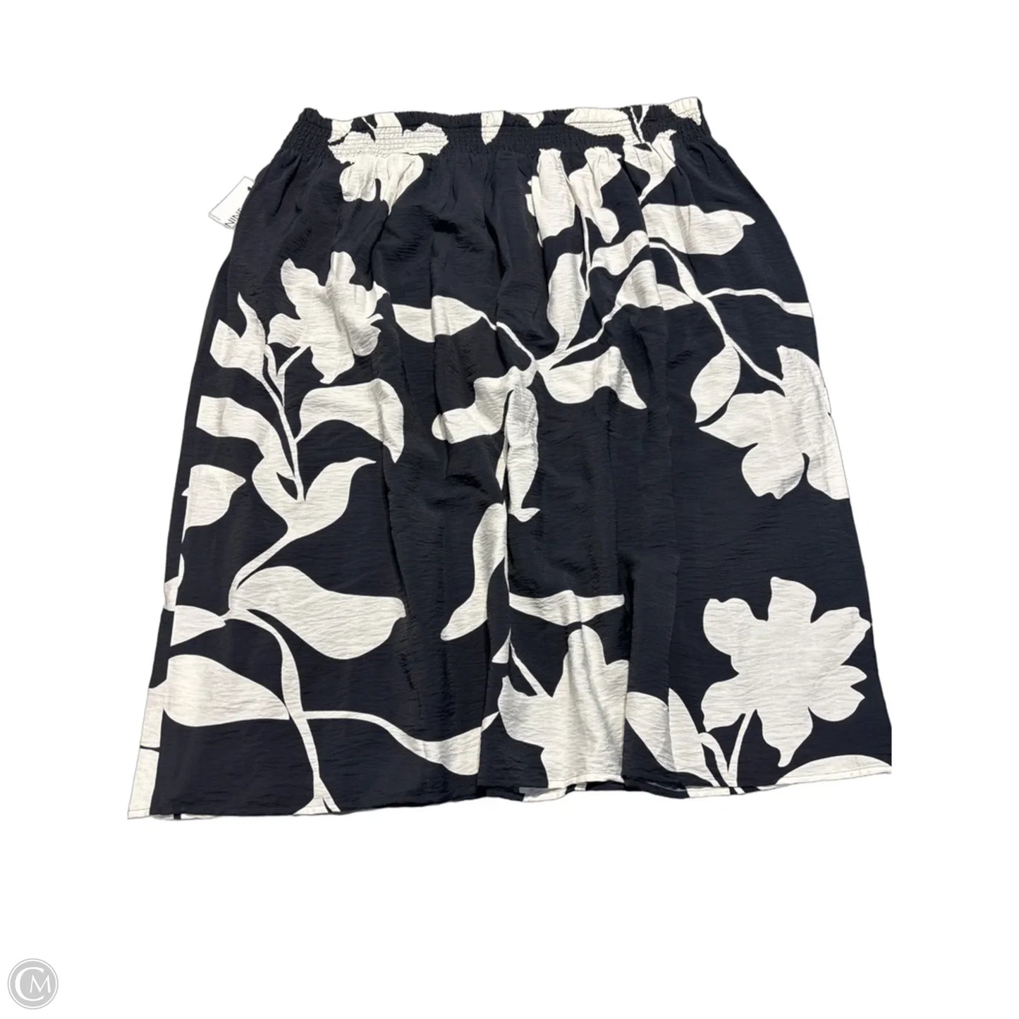Skirt Maxi By Nine West In Black & White, Size: 3x