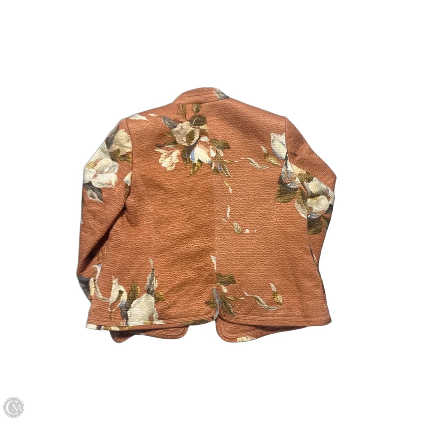 Blazer By Linda Allard In Orange, Size: M