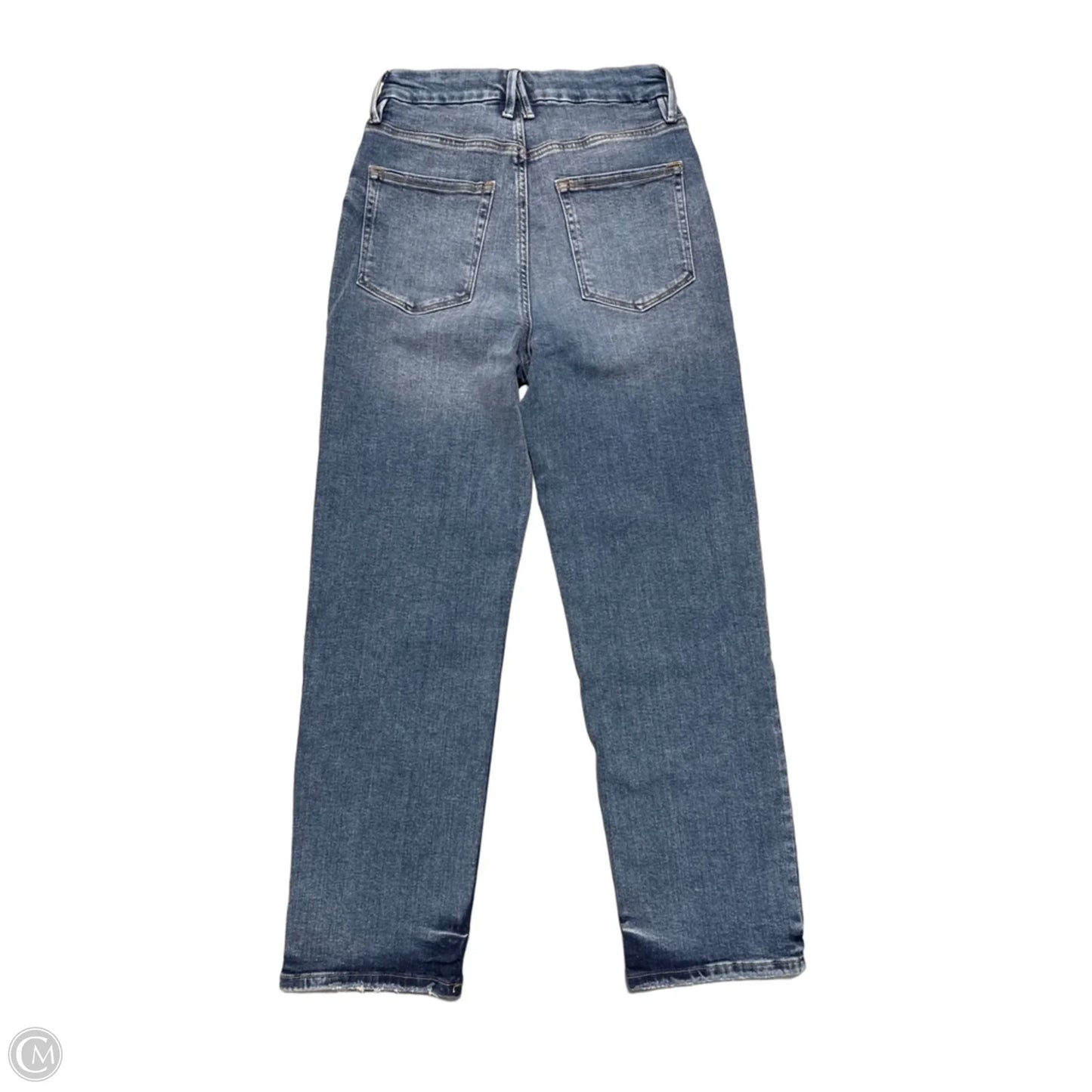 Jeans Straight By Good American In Blue, Size: 6