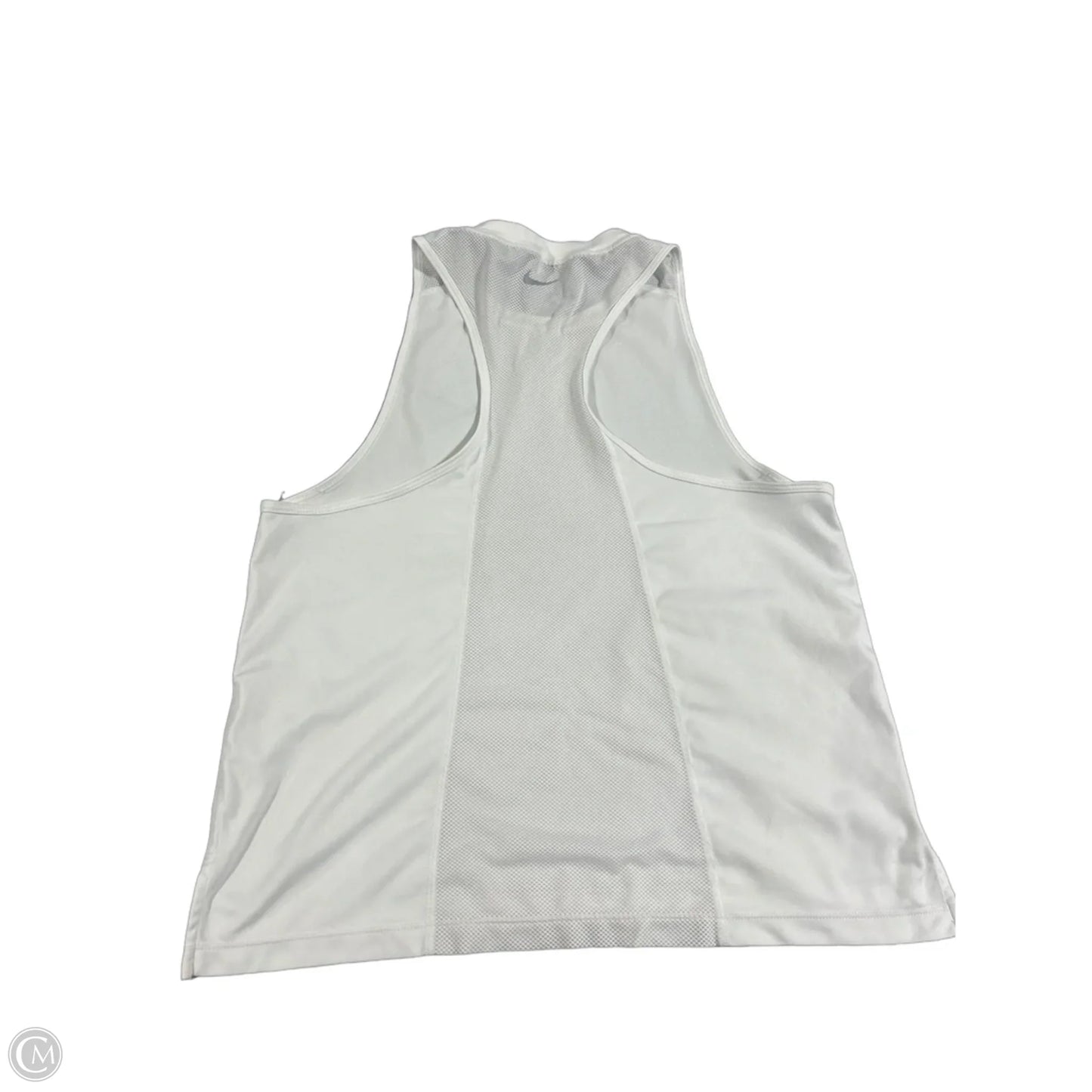Athletic Tank Top By Nike In White, Size: L