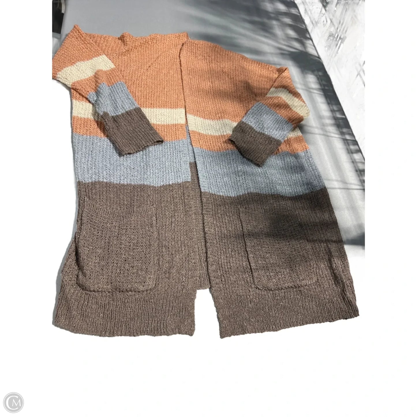 Cardigan By Cmc In Striped Pattern, Size: M