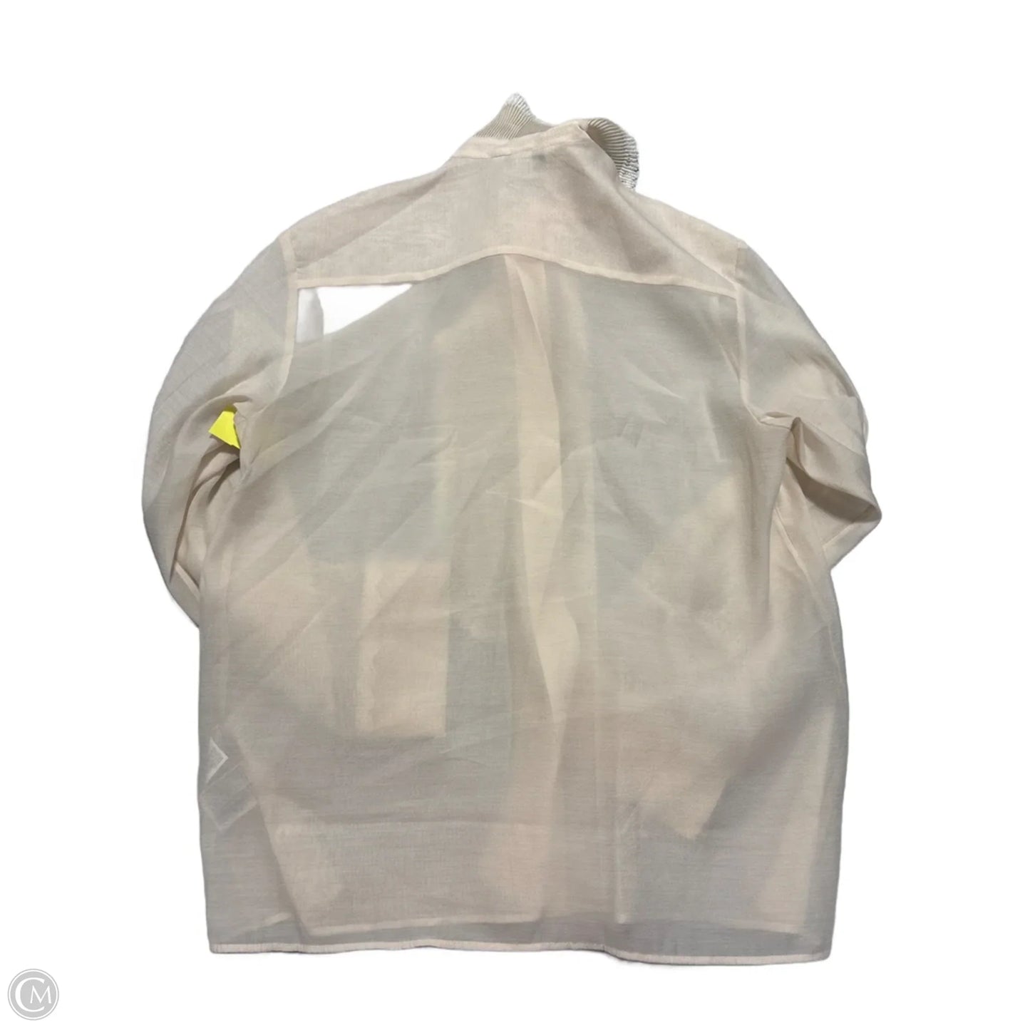 Top Long Sleeve By H&m In Cream, Size: S