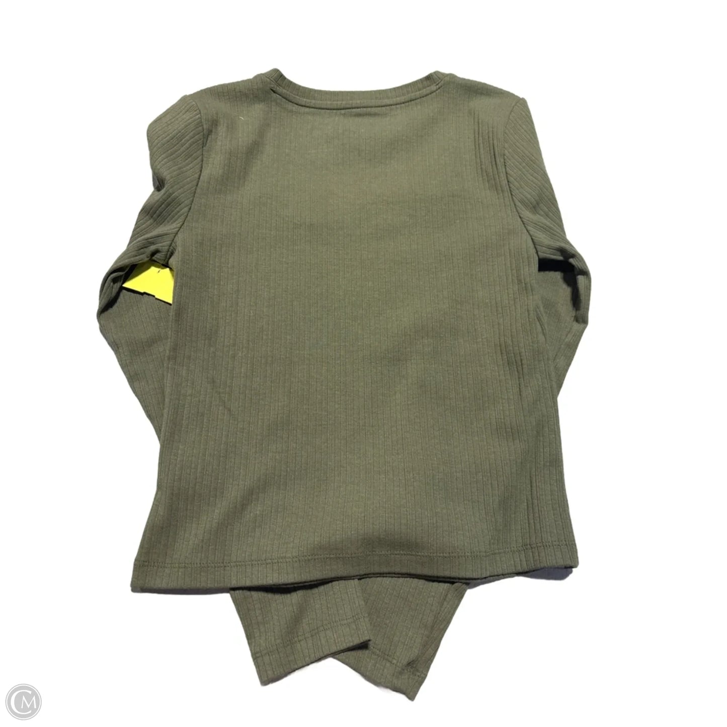 Top Long Sleeve Basic By Old Navy In Green, Size: M