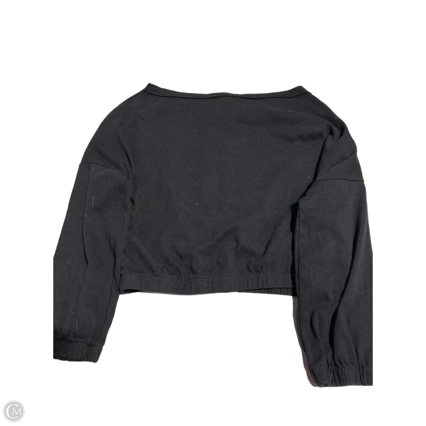 Top 3/4 Sleeve By Final Touch In Black, Size: S