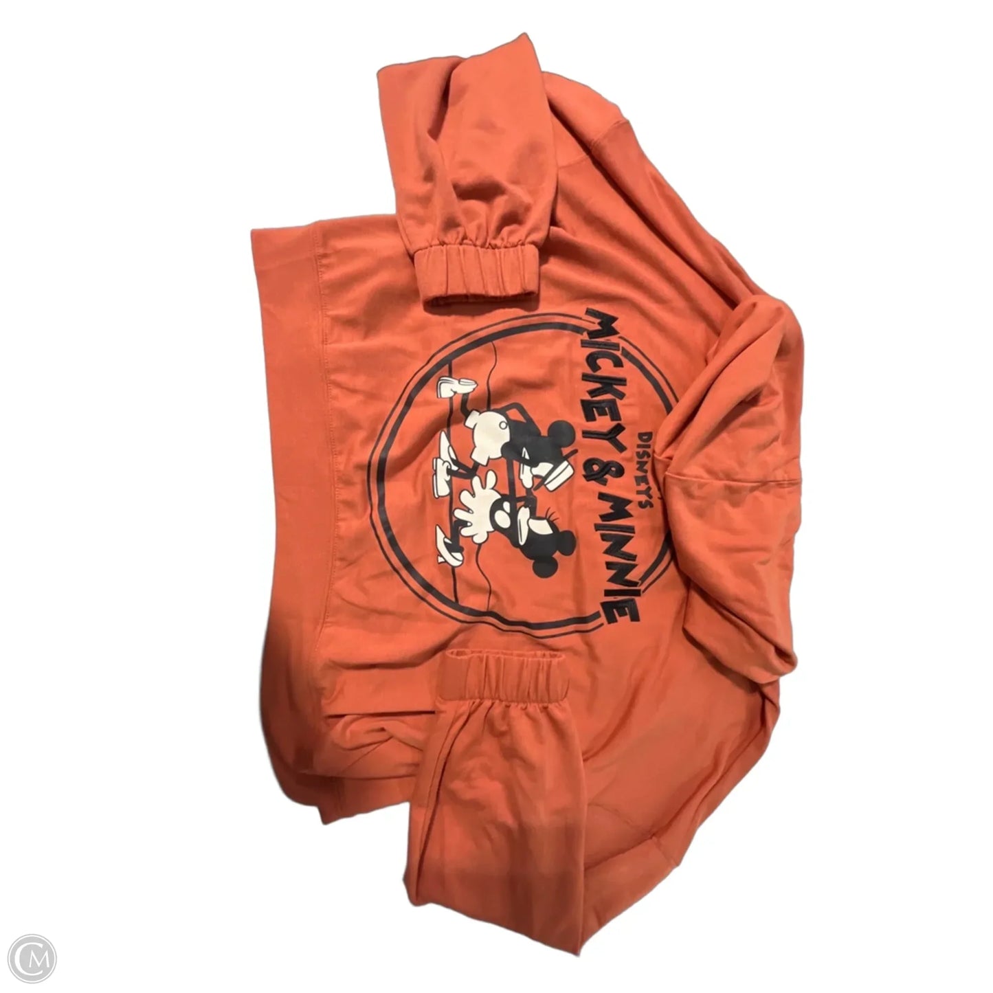 Top Long Sleeve By Cmc In Orange, Size: S
