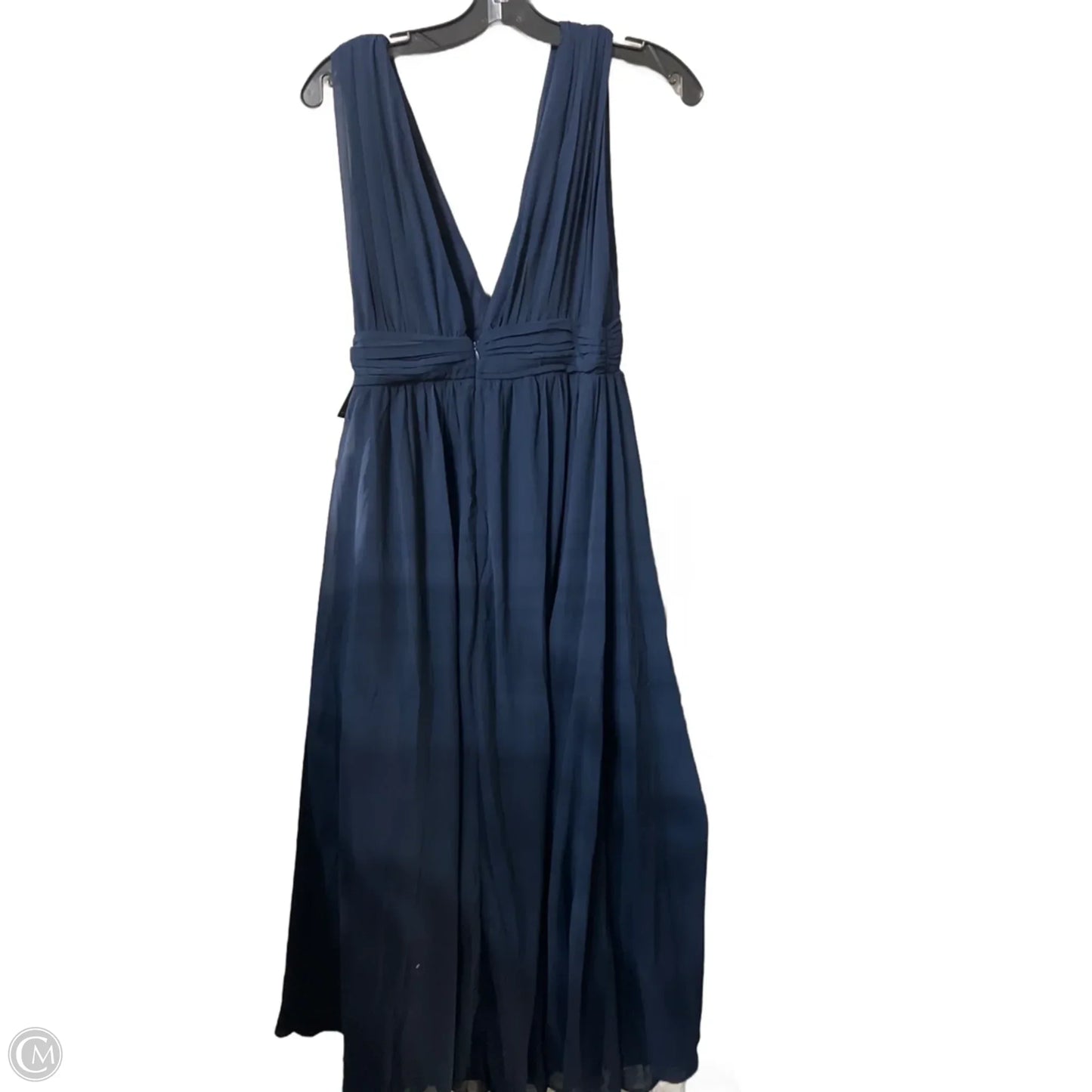 Dress Party Long By Lulus In Navy, Size: L