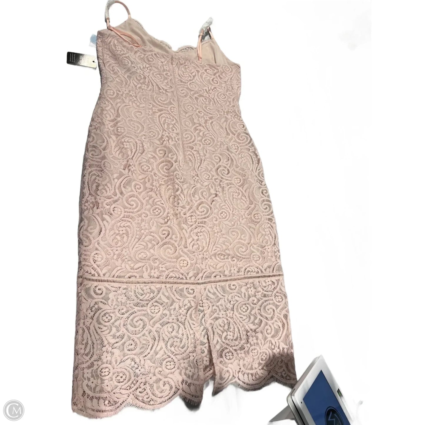 Dress Party Midi By Express In Pink, Size: M