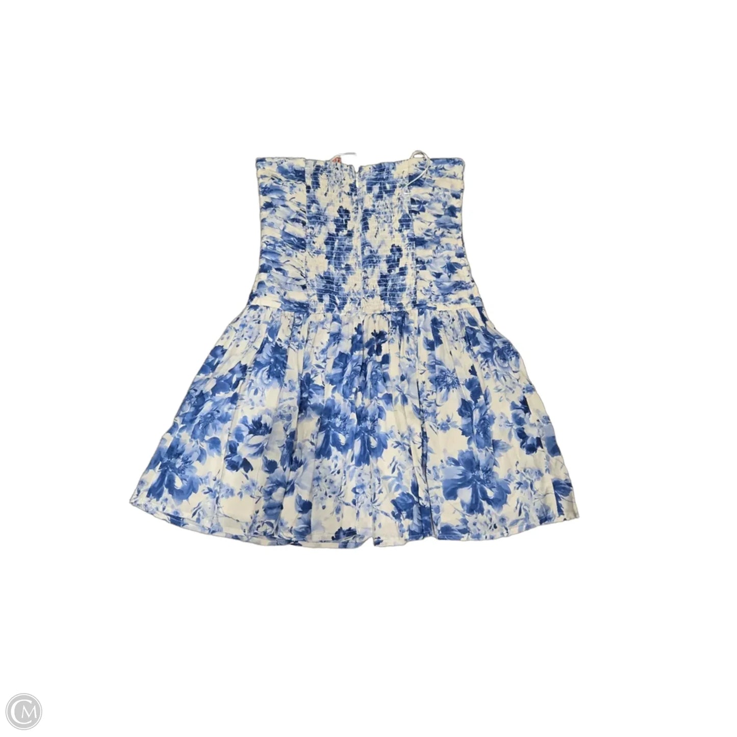 Dress Casual Short By Abercrombie And Fitch In Blue & White, Size: Xs
