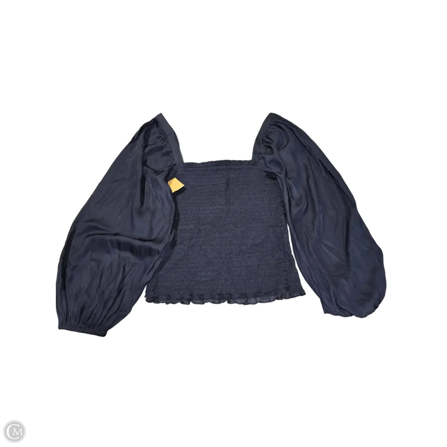 Blouse 3/4 Sleeve By J. Crew In Navy, Size: Xs