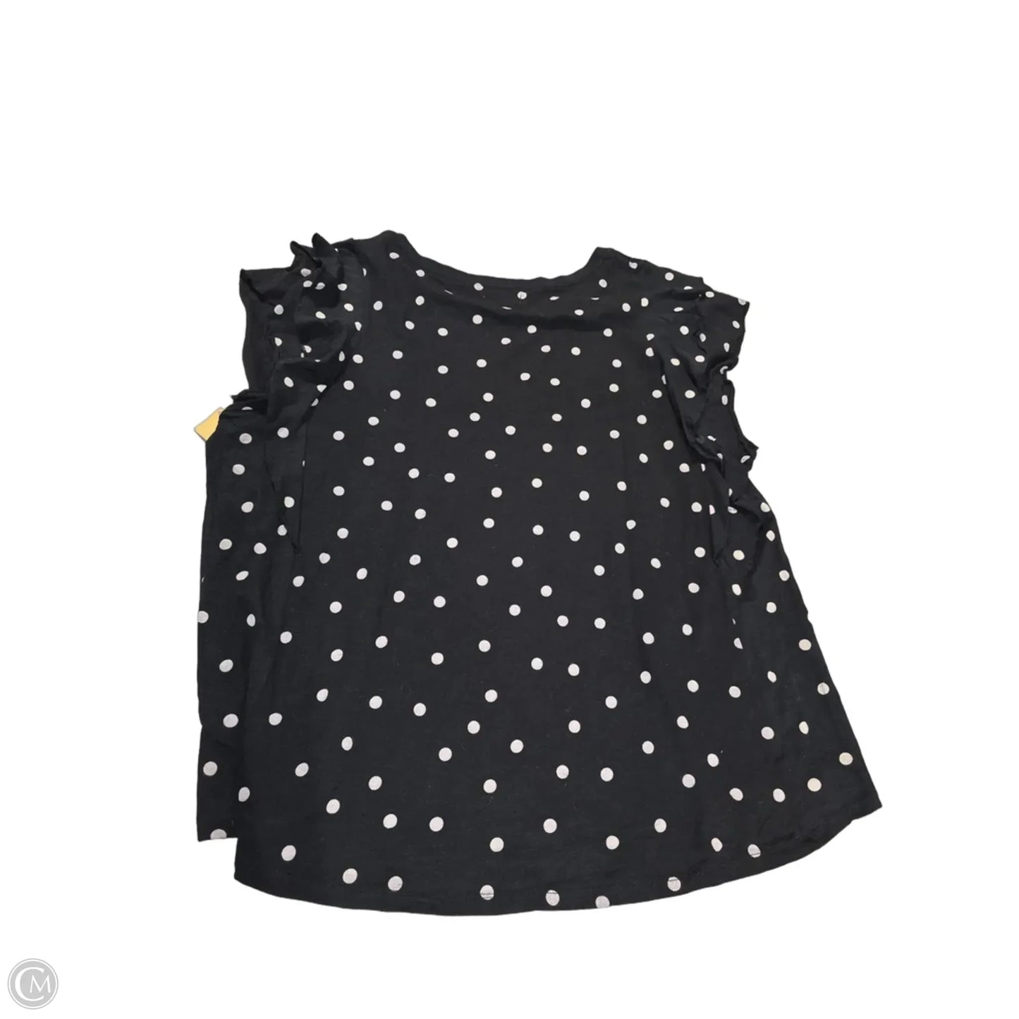 Top Short Sleeve By Maurices In Polkadot Pattern, Size: 1x