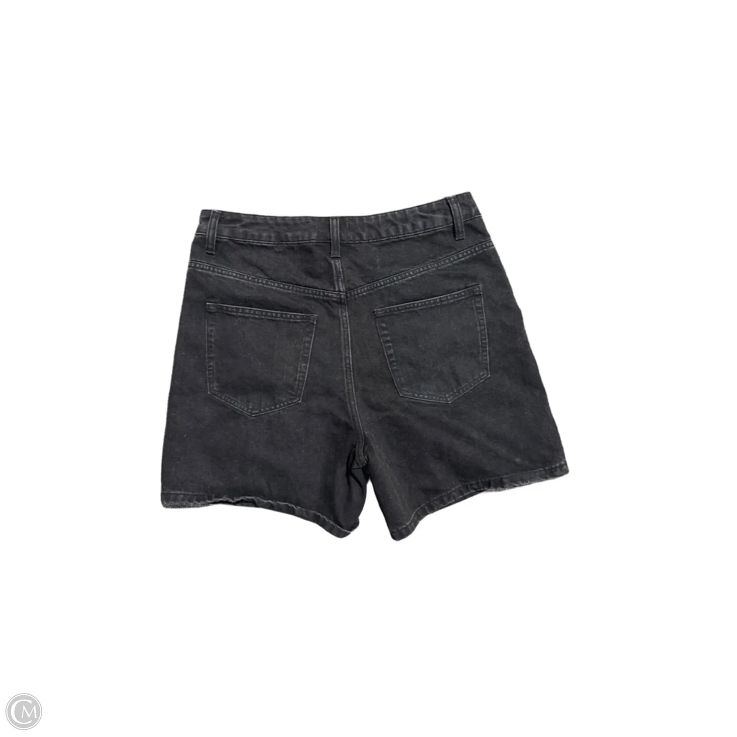 Shorts By Vervet In Black Denim, Size: 12