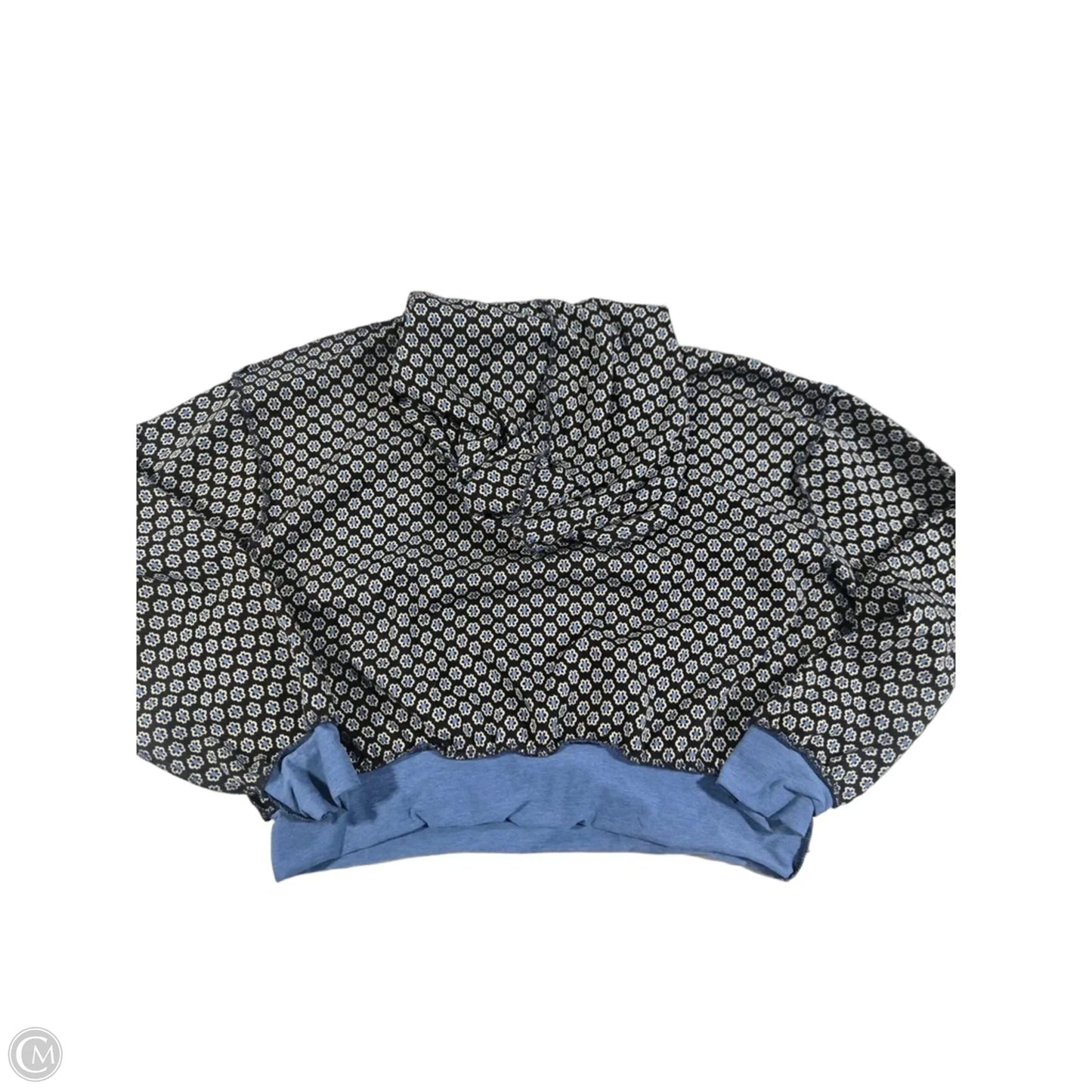 Sweatshirt Hoodie By Cmc In Black & Blue, Size: M