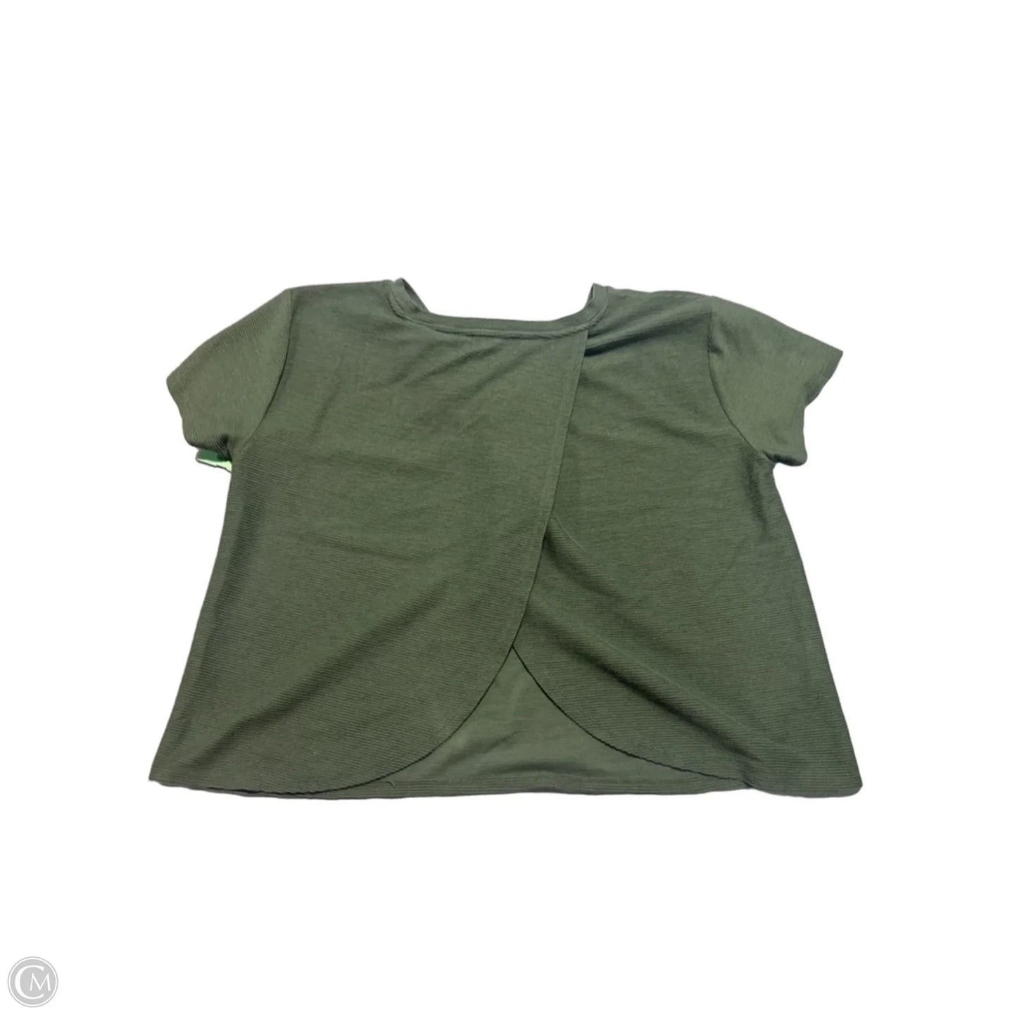 Top Short Sleeve By Loft In Green, Size: Xl