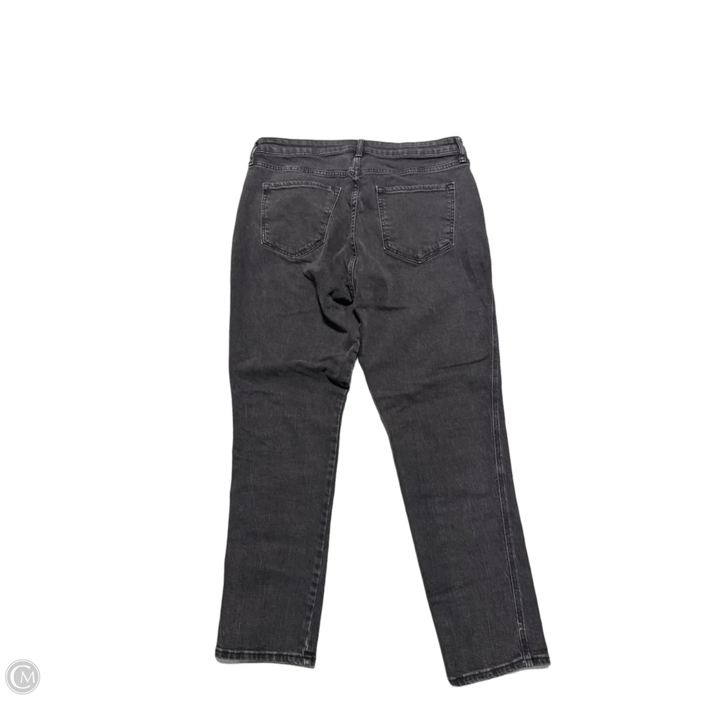 Jeans Straight By Old Navy In Black Denim, Size: 14
