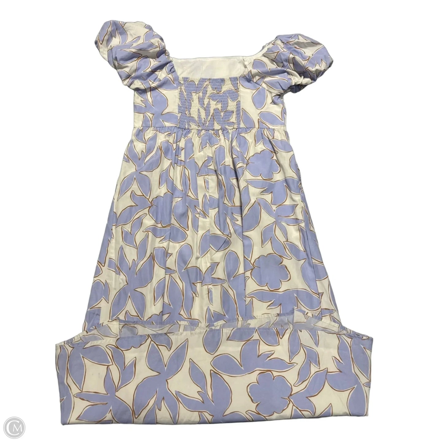 Dress Casual Maxi By A New Day In Blue & Cream, Size: L