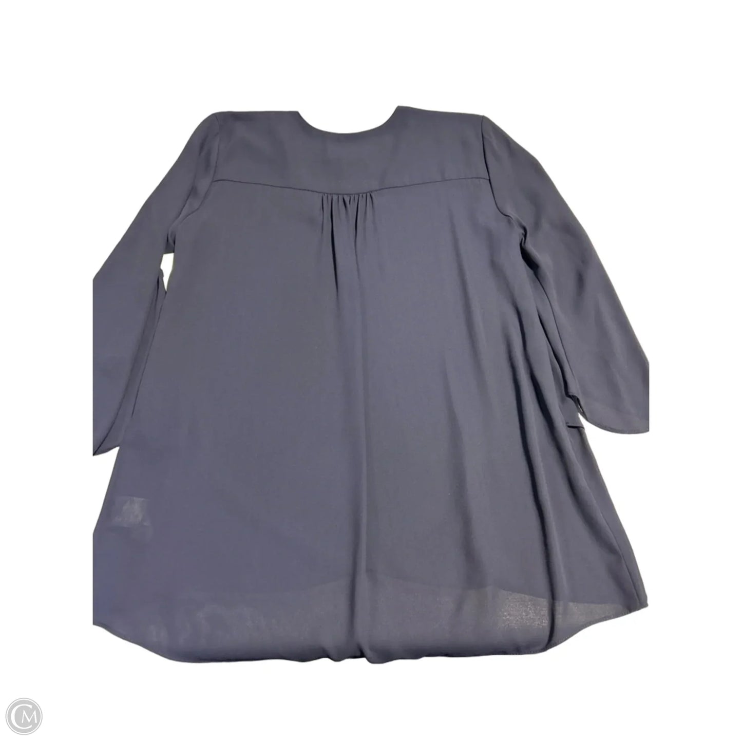 Top 3/4 Sleeve By Karen Kane In Blue, Size: M